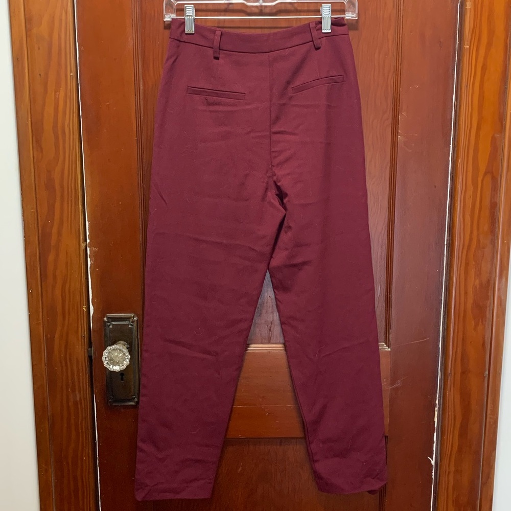 Forever 21 Maroon Dress Pants - Picture 2 of 3